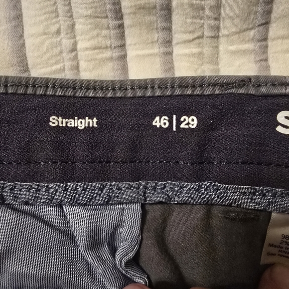 Men's Sonoma flexwear comfort waist straight leg gray cargo pants size 46x29 - Picture 4 of 8